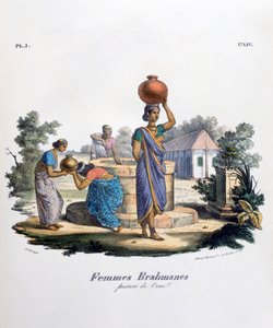 امرأة براهمة لجمع المياه ، 1828