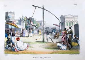 مهرجان مرياما ، أو مرياماي ، إله هندوسي ، 1828