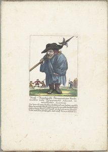 Dwerg Blassl Broatgosch ، حوالي عام 1710 Blassl Broatgosch Jurassic Night Watchman و Rumorwachs Adjunct ، في الوظيفة الحقيقية (العنوان على الكائن) Il Callotto resurcitato أو خزانة صغيرة مفروشة حديثًا (عنوان السلسلة) بواسطة مارتن إنجلبرخت (منسوب إلى)