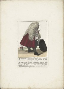 من برلمانات دويرج شوفالييه روندو ، كاليفورنيا. 1710 السيد لو شوفالييه روندو ، الخطيب الكبير في برلمان البكم ، في ثوب احتفالي (العنوان على الشيء) Il Callotto resurcitato oder Neu eingerichtes Zwerchen Cabinet (عنوان السلسلة) بواسطة مارتن إنجلبرخت (منسوب إلى)