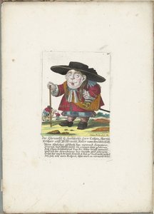 دي دويرج كريسبين سكارنيتز 1710 The Ehrnveste و Hochweiße Herr Crispin ، اللورد الوراثي في ​​Skarnitz ، auff Pfeffermühl ، فارس صاحب الجرأة (العنوان على الكائن) Il Callotto resurcitato أو خزانة صغيرة مفروشة حديثًا (عنوان السلسلة) بواسطة غير معروف