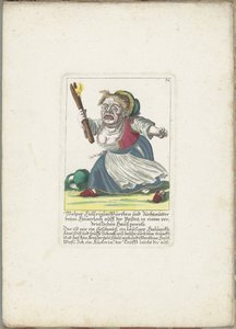 De dwerg Malper Höllriglin في دور Waardin ، حوالي 1710 Malper Höllriglin Würthin والأم تربية في Hünerloch auff der Pasteij ، في دعوى قضائية محلية مقلقة (العنوان على الكائن) Il Callotto resurcitato أو خزانة صغيرة مفروشة حديثًا (سلسلة العنوان بواسطة مارتن إنجلبرخت (منسوب إلى)