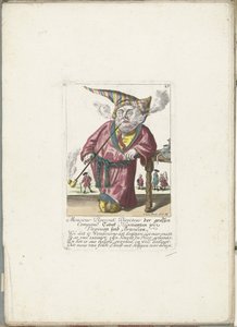 De dwerg Piperouk مديرًا لشركة تبغ ، حوالي عام 1710 السيد Piperouk ، مدير شركة Tabak Negotianten الكبيرة في فرجينيا والبرازيل (العنوان على الكائن) Il Callotto resurcitato أو خزانة صغيرة مفروشة حديثًا (سلسلة العنوان بواسطة غير معروف