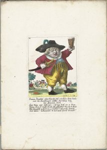 دويرج سيمون فلينشل 1710 Simon Flenschl ، رئيس عمال مزارع فريج الأغنياء في Knolsingen على Kirchtag بالقرب من Gmain Zech (العنوان على الكائن) Il Callotto resurcitato أو خزانة صغيرة مفروشة حديثًا (عنوان السلسلة) بواسطة غير معروف