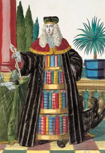 دكتور ، نقش من Assemblage des nouveau manouvries habilles بواسطة Martin Engelbrecht (1684-1756) ، ألمانيا بواسطة مارتن إنجلبرخت