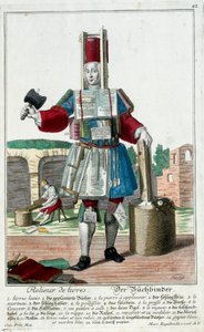 Metier: غلاف كتاب. نقش لمارتن إنجلبريخت (1684-1756) ، في "" التجمع الجديد للمانوفريز habilles "" القرن الثامن عشر ، ألمانيا. باريس ، الفنون الزخرفية بواسطة مارتن إنجلبرخت