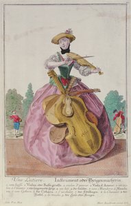 صانع الآلات ، c.1735 ، نشر في اوغسبورغ بواسطة مارتن إنجلبرخت
