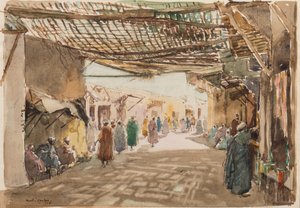سوق في فاس بواسطة مارتن هاردي