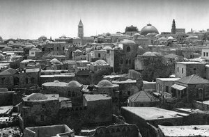 القدس وقبة كنيسة القيامة ، 1937
