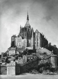 مونت سانت ميشيل ، نورماندي ، فرنسا ، 1937.