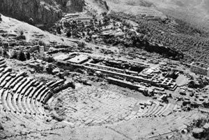 مسرح ومعبد أبولون ، دلفي ، اليونان ، 1937