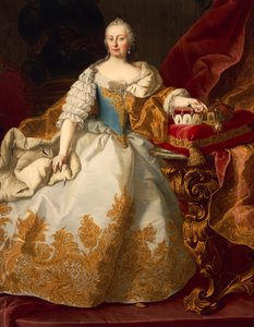 Austria, Vienna, Portrait of Maria Theresa Habsburg, Holy Roman Empress