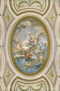 لا سابينزا ، سقف Salone d Onore أو Sala Napoleonica ، 1777 بواسطة مارتن نولر