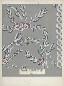جدار مزخرف ، ج. 1938. بواسطة مارتن بارتيكا