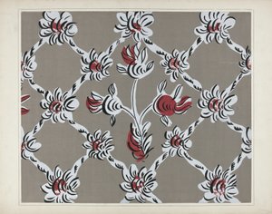 تفاصيل جدار مرسومة باليد ، ج. 1938. بواسطة مارتن بارتيكا
