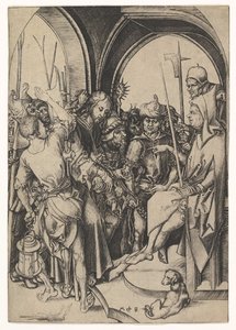المسيح قبل آناس ، كاليفورنيا. 1435-1491. بواسطة مارتن شونجاور