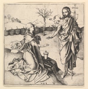 لا تلمسني ، كاليفورنيا. 1435-1491. بواسطة مارتن شونجاور
