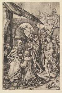 عشق المجوس ، كاليفورنيا. 1435-1491. بواسطة مارتن شونجاور