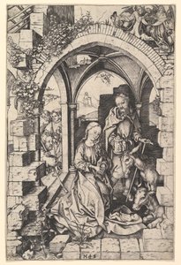 الميلاد ، كاليفورنيا. 1435-1491. بواسطة مارتن شونجاور