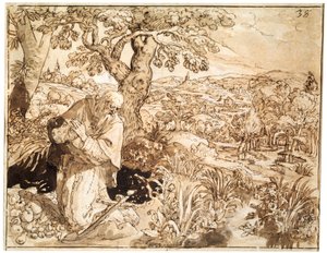 الناسك ، 1585-1586 بواسطة مارتن دي فوس