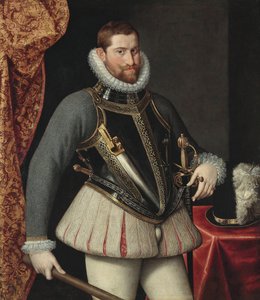رودولف الثاني (إمبراطور الرومان) - صورة رودولف الثاني ملك النمسا (1552-1612) ، إمبراطور روماني مقدس بواسطة روتا ، مارتينو (1520-1583). زيت على قماش ، مقاس 112x98.5 ، مجموعة خاصة