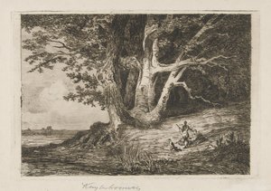 صيادان على حافة المياه بواسطة Martinus Antonius Kuytenbrouwer Jr.