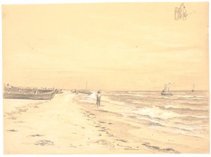 جزء من Sønderstrand ، سكاجين بواسطة Martinus Rørbye