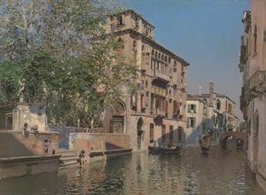 قناة في البندقية ، كاليفورنيا. 1875.
