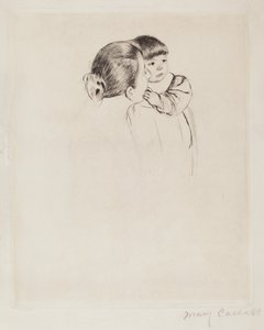 أم وطفل الفلاحين ، ج. 1894. بواسطة ماري كاسات