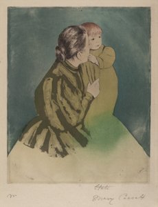 أم وطفل الفلاحين ، ج. 1894. بواسطة ماري كاسات