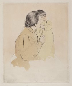 أم وطفل الفلاحين ، ج. 1894. بواسطة ماري كاسات