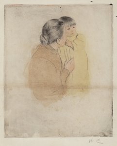 أم وطفل الفلاحين ، ج. 1894. بواسطة ماري كاسات