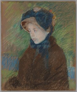سوزان في سترو بونيه بواسطة Mary Cassatt