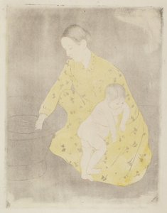 الحمام 1890-1891. بواسطة ماري كاسات