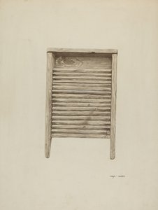 غسل المجلس ، ج. 1940. بواسطة ماري هانسن