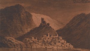 Tournon مقابل Teint على نهر الرون بواسطة ماري هاركورت