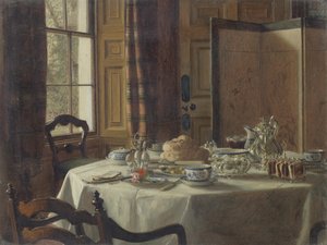 الإفطار ، 1880. بواسطة ماري Hayllar
