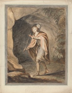دخول Imogen إلى الكهف ، Cymbeline ، الفصل الثالث ، المشهد السادس بواسطة ماري هور