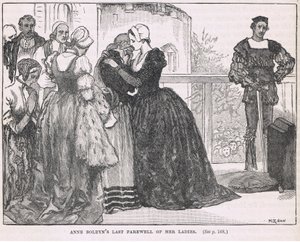 وداع آن بولين لسيداتها بواسطة Mary L. Gow