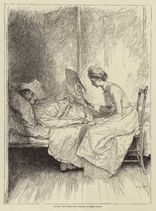 رسم توضيحي لقصة ممرضة ، بقلم هونور مورتن بواسطة Mary L. Gow