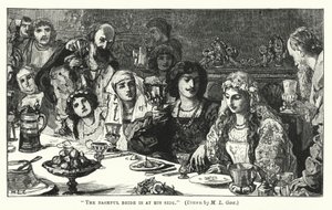 العروس الخجولة بجانبه (نقش) بواسطة Mary L. Gow
