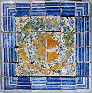 رصيف بذراعي مادلين دي سافوا. قشور Masseot Abaquesne (المعروف بين 1526-1564) القرن السادس عشر Enouen. متحف النهضة الوطني بواسطة Masseot Abaquesne