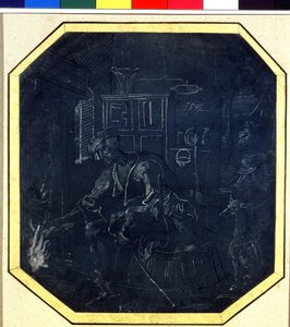 مثل الابن الضال: الابن الصغير قبل النار. رسم لسيد أنتويرب (نشط حوالي 1520) ، أوائل القرن السادس عشر. متحف بوشكين ، موسكو بواسطة سيد أنتويرب