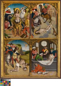 أسطورة القديس جورج ، 1500-10 (زيت على لوحة) بواسطة سيد بروج