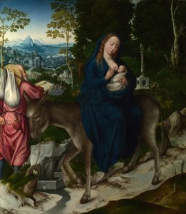 الرحلة إلى مصر. لوحة من Altarpiece ، حوالي 1515