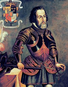 هيرناندو كورتيس (1485-1547) (نسخة أصلية) بواسطة سيد سالدانا