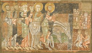 دخول المسيح إلى القدس حوالي 1125 (في الهواء الطلق) بواسطة سيد سان بودل