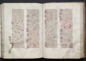 كتاب القداس جوتا: Fol. 103 ظ ، نص ، ج. 1375.