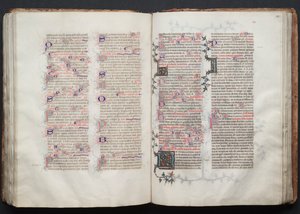 كتاب قداس جوتا: Fol. 112v ، نص ، ج. 1375. بواسطة سيد بوكيه