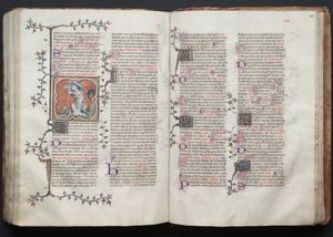كتاب القداس جوتا: Fol. 124 ظ ، رئيس الملائكة ميخائيل ، ج. 1375.